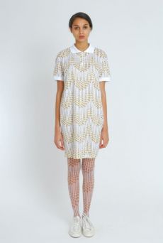SS11 TEARDROP VEIL STRIPE TIGHTS - Other Image